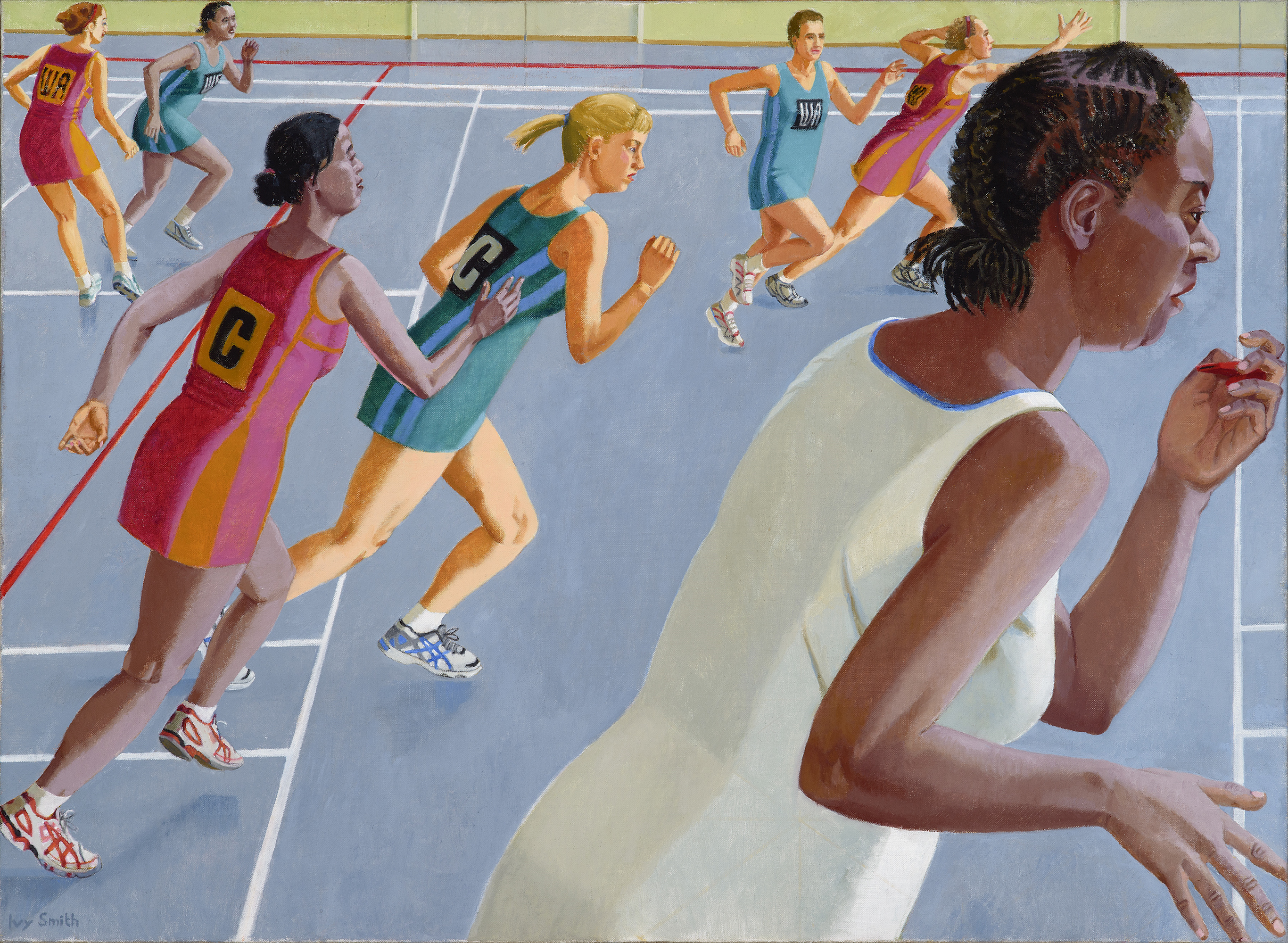 Netball Match - Umpire<br/>61 x 83 cm